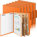 12 Pcs Classification Folders Letter Size 3 Pocket Dividers Employee File Folder by Skyygemm