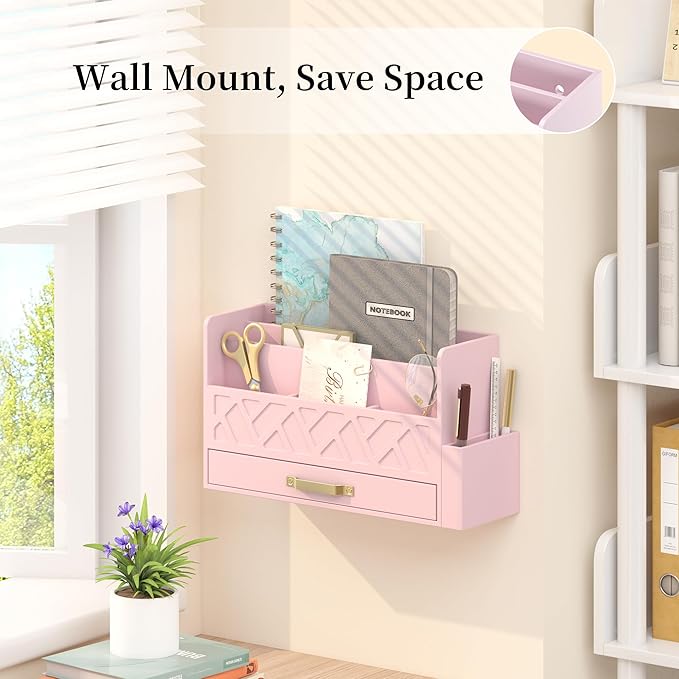 Wisuse Bamboo Desk Mail Organizer - Image 4