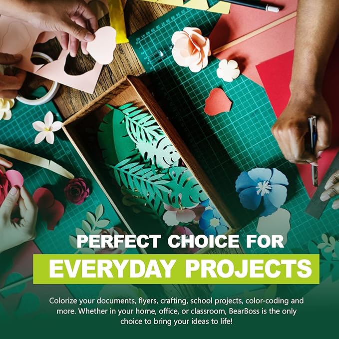 Green Colored Cardstock Thick Paper 50 Sheets, 8.5" x 11" Heavyweight 92lb - Image 5