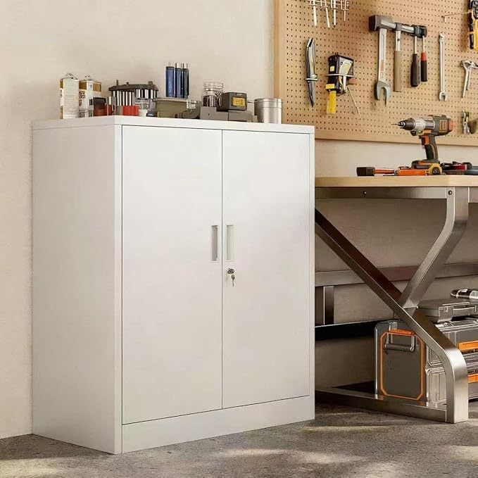 TaskStorz Metal Garage Storage Cabinets，36" Steel File Cabinet - Image 9
