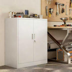 TaskStorz Metal Garage Storage Cabinets，36" Steel File Cabinet - Image 9