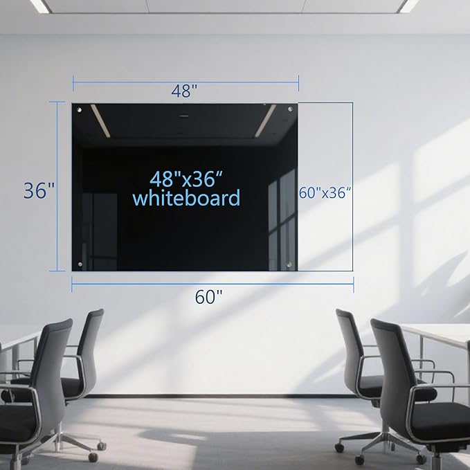 Glass Dry Erase Black Board - Image 7