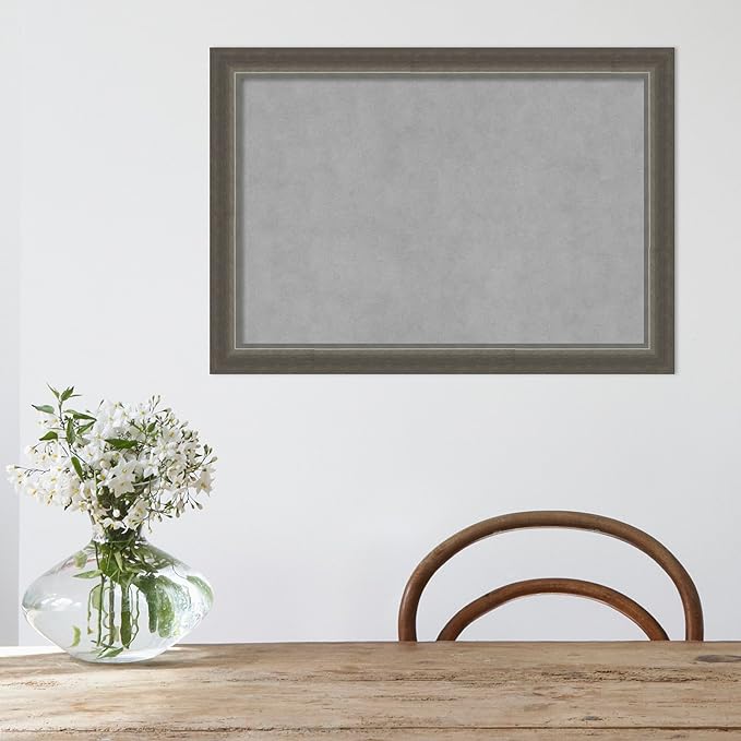 Amanti Art Silver Framed Magnetic Board 19x27 Medium Vision Board - Image 5