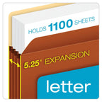 Pendaflex Expanding File Pockets Letter Size 10pk + Hanging Folders Letter Size 25pk - 5.25" Expansion, Reinforced, Assorted Colors