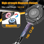 Oaridey Retractable Badge Holders, Magnetic Retractable Keychain - Image 3
