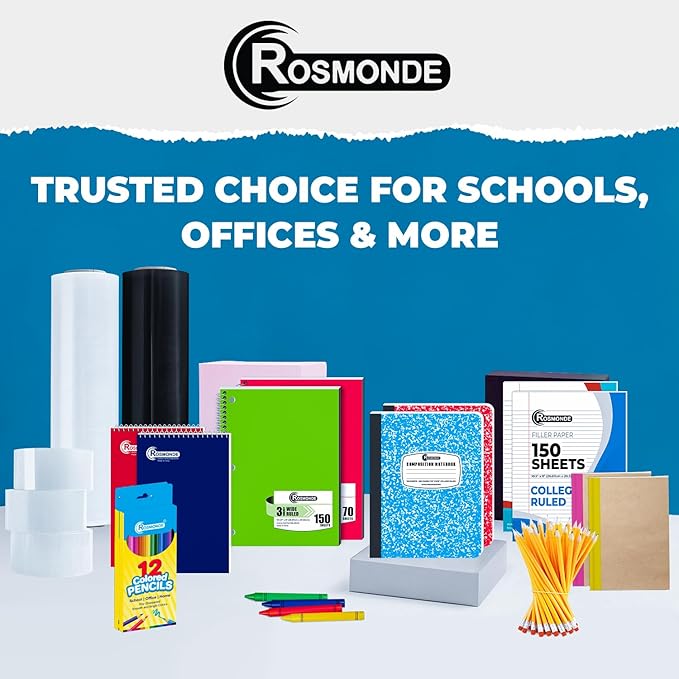 Rosmonde 12 Pack Bulk Composition Notebooks College Ruled, 200 Pages, 9-3/4 x - Image 8