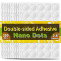 Piteno® 350Pcs Double Sided Adhesive Dots, 0.8" Clear Removable Sticky Adhesive by Piteno