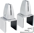2 Packs Sneeze Guard Support, Aluminum Vertical Partition Board Clamp, Acrylic by First-zgel