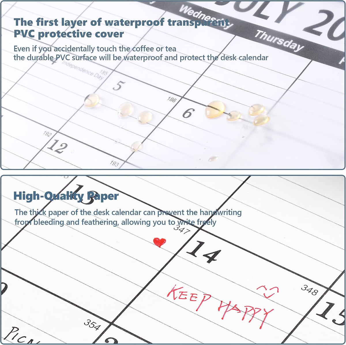 Desk Calendar 2027,January 2027 to June 2028,2027 Desk Calendar 2027-12x17&qu...