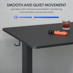 FLEXISPOT One-Piece Electric Standing Desk, 48 x 24 Inches Adjustable Desk - Image 7