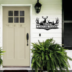 Dyoart Personalized Deer Metal Cabin Sign | Custom Metal Signs Outdoor | Deer - Image 2