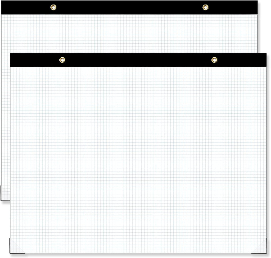 Large Engineering Graph Paper Pad, 100 Sheets/200 Pages, Engineering, Architect