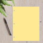 Copy And Printing Color Paper, 20 Lb. 3 Hole Punch 500 Sheets Per Ream. - Image 3