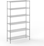 Regal Altair 18" Deep x 54" Wide x 96" Height Wire Shelving Kit | 6-Tier | NSF by Regal+Altair