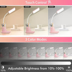 Sailstar Pink Desk Lamp, Small Desk Lamp - Image 4