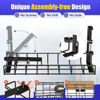 Under Desk Cable Management Tray, Xpatee Upgraded Wire Management No Drill No - Image 2