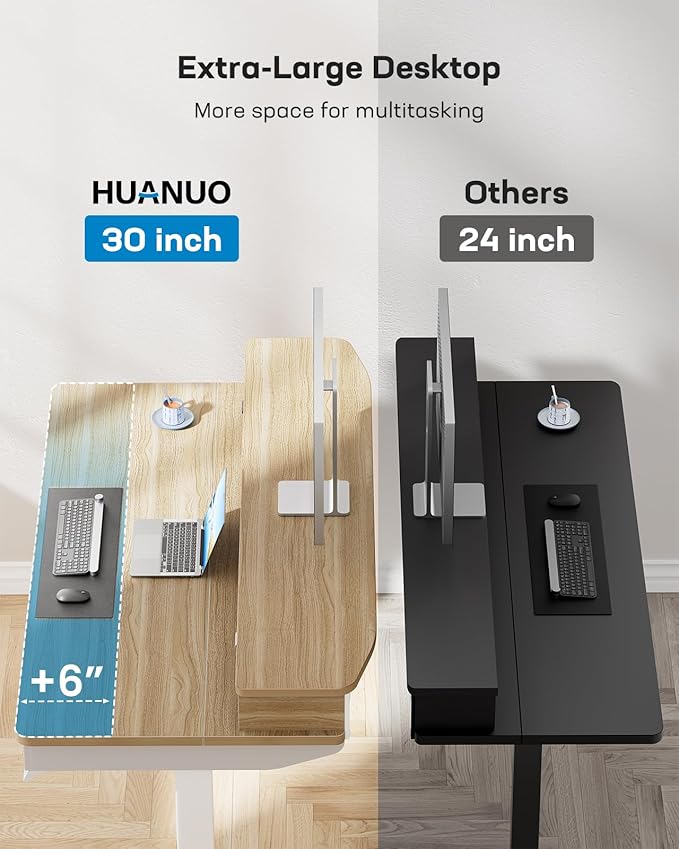 HUANUO 55 x 30 inch Electric Standing Desk - Image 5