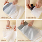 100 Pack Dish Packing Supplies for Moving, 12x12 Inch Cushion Foam Pouches | Large Foam Wrap Pouches Protecting Mugs,Cups,Glass,Frames,China and Dishes, Moving Supplies for Dishes