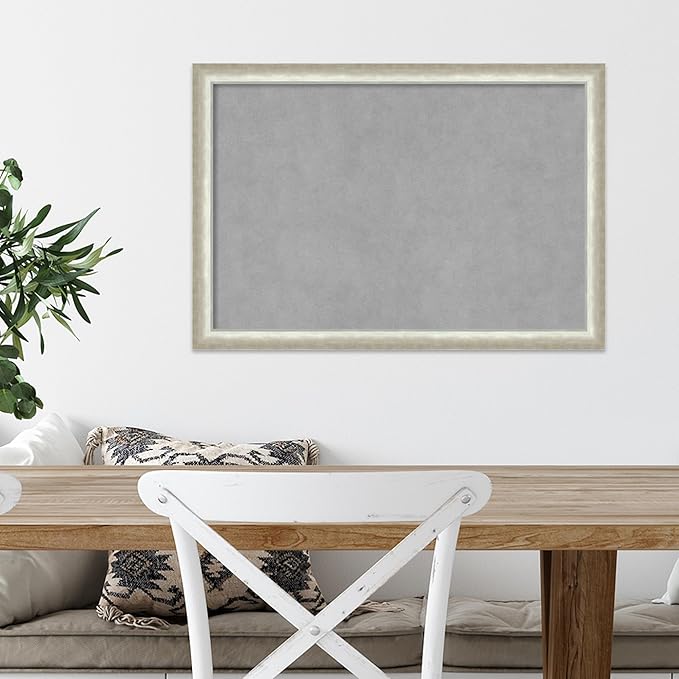 Amanti Art Silver Framed Magnetic Board 18x26 Medium Vision Board - Image 5
