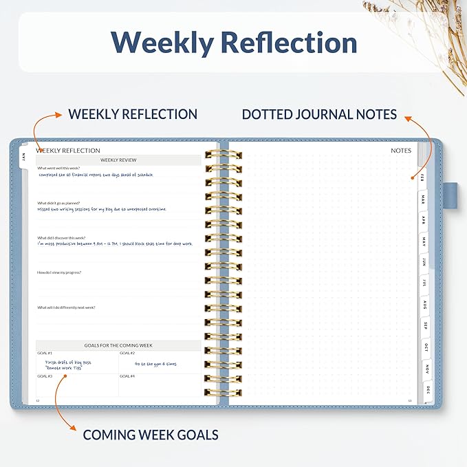 SUNEE 2026 Planner 5.9" x 8.3" – Dated Productivity Planner - Image 3