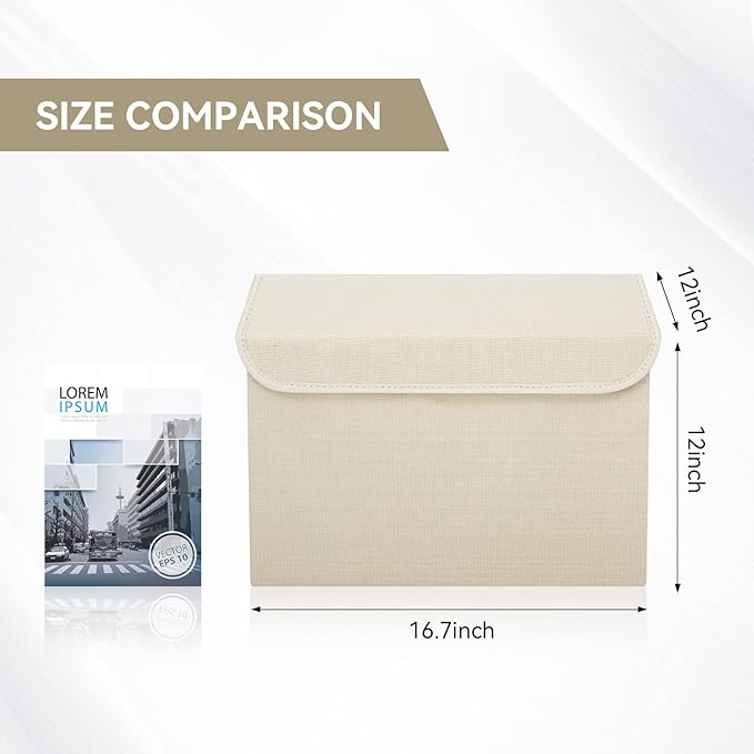 Bagnizer Large 42 Quarts Collapsible Stackable Storage Bins Cube - Image 2