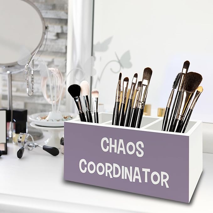 XPH Chaos Coordinator Purple Pen Pencil Holder Organizer - Image 4