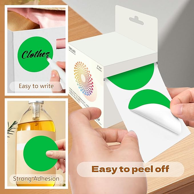 3 Inch Round Color Coding Labels - Image 4