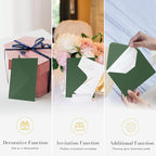 100 Pack Dark Green Envelopes 5x7, Goefun A7 Envelopes - Image 4