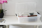 IRIS USA 27 Qt Stackable Plastic Storage Bins - Image 7
