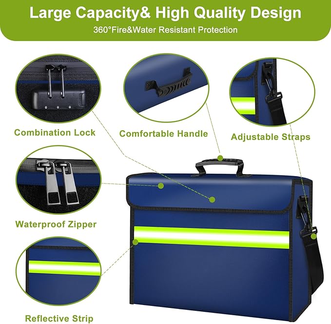 Large Fireproof Money Bags - Image 5