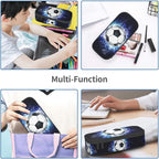 SNAPMADE Soccer Ball Pencil Box Sports Pencil Case - Image 8