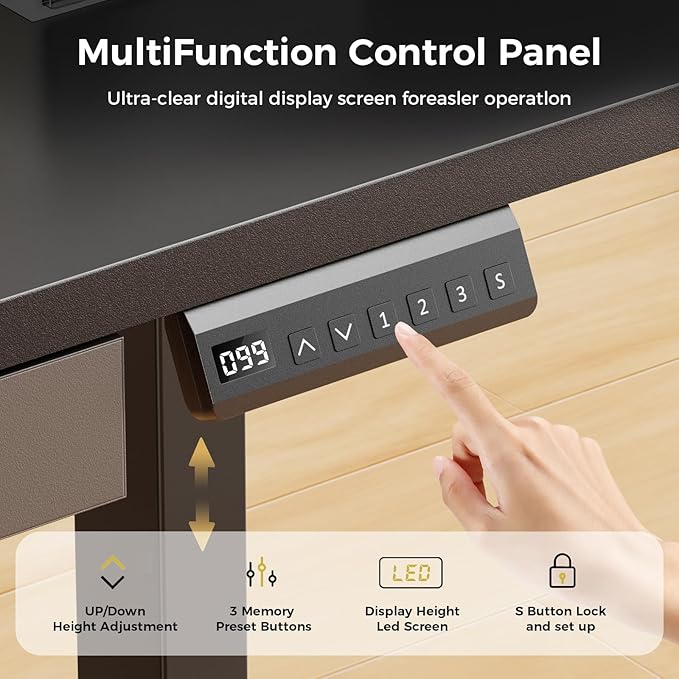 GTPLAYER Electric Standing Desk - Image 4