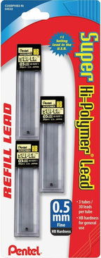 Pentel Super Hi-Polymer Lead Refills, 90 Pieces of Lead - Image 5