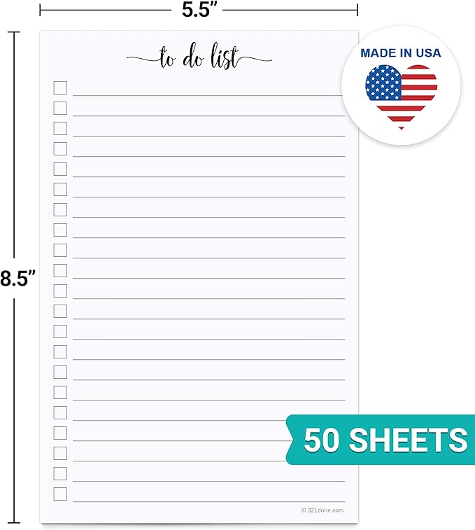 321Done To Do List Notepad - Image 2