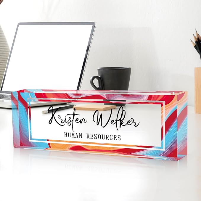 SalaGraphics Desk Name Plate Personalized, Custom - Image 4