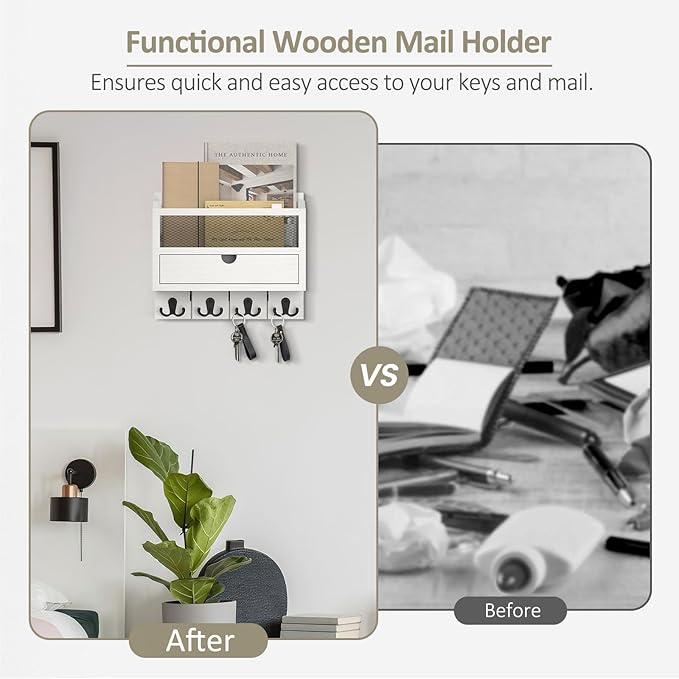 Nekon Mail Organizer with Drawer - Image 7