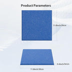 Amantech 12 Pack Acoustic Panels Self Adhesive Sound Proof Foam, High Density - Image 6
