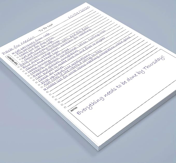 TO DO List Planner Notepad, 60 Page Planning Pad. Undated ToDo Checklist - Image 8