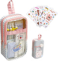 UINSUE Cute Pen case Adorable Bunny Transparent 3-Layer Large Capacity Pencil by Unknown