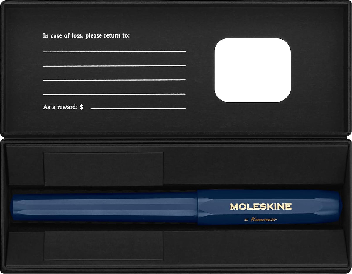 Moleskine x Kaweco, Ballpen, 1.0mm Point, Blue with Blue Ink