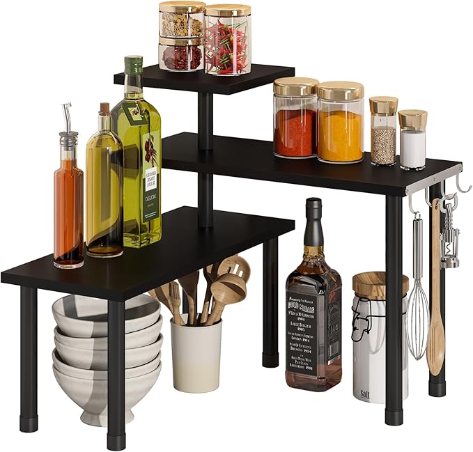 BMOSU Kitchen Corner Shelf Countertop Organizer by BMOSU