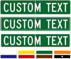 Custom Street Sign, Road & Address Sign, 8 Colors, Reflective Option, Mounting by MySignCenter