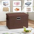 Graciadeco Large 17" 36 Quart Collapsible Stackable Storage Bins - Image 6