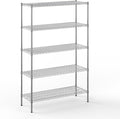 Regal Altair 18" Deep x 48" Wide x 74" Height Wire Shelving Kit | 5-Tier | NSF by Regal+Altair
