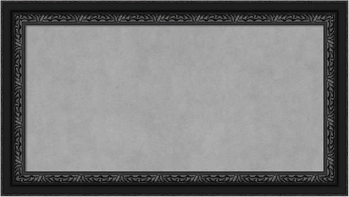 Amanti Art Black Framed Magnetic Board 16x28 Small Vision Board by AmantiArt