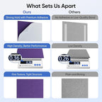 UNECHO 12 Pack 12" X 12" X 0.4" Acoustic Panels - Image 4