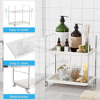 FSyueyun 2-Tier Bathroom Countertop Organizer, Tool-Less Installation Premium - Image 3