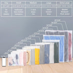 Svaldo Swimsuit Bags, 50 Pack 8x10 Inch Shirt Bags - Image 7