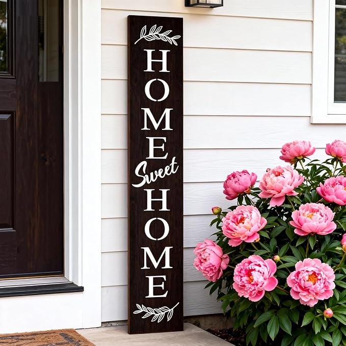 Farmhouse Wooden Welcome Sign Stand - Image 2
