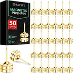 E BAVITE 50 Set Magnetic Push Pins, Flat Push Pin, Magnetic Thumb Tacks by EBAVITE